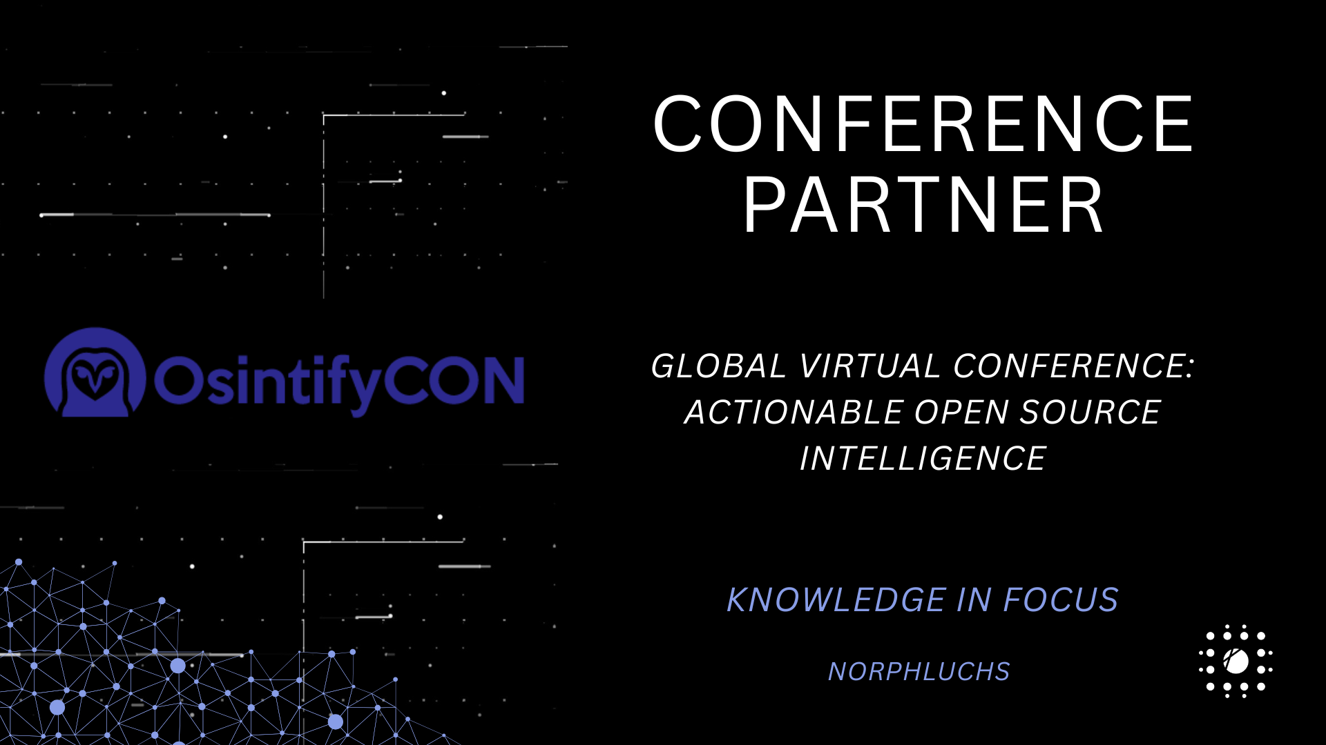 OSINTIFYcon Conference Partner
